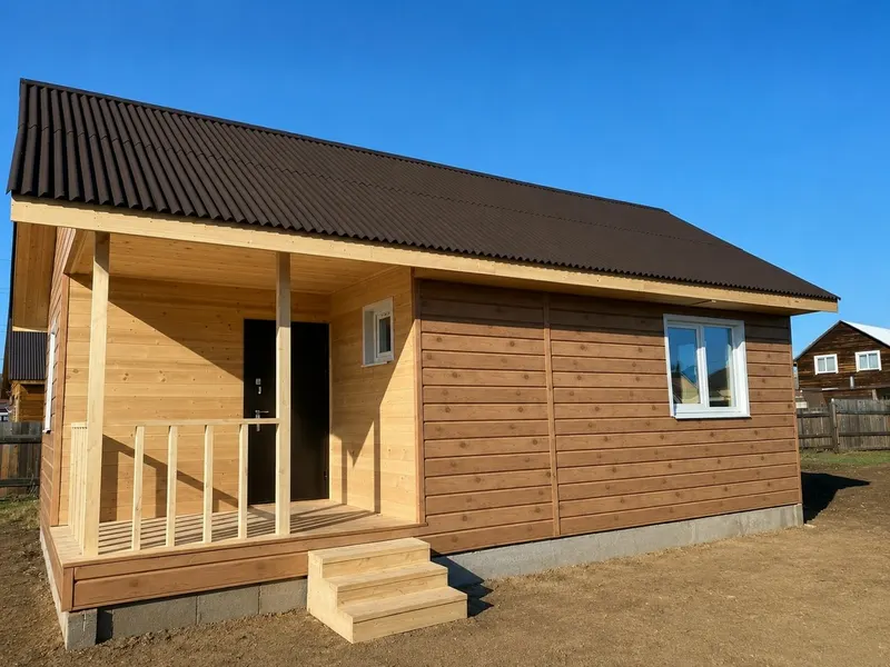 Каркасный дом 46,4 м2 с. Хомутово