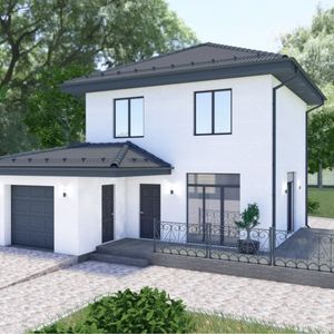 Монреаль - дом из газобетона с гаражом