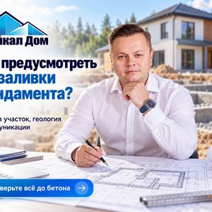 Что предусмотреть до заливки фундамента?