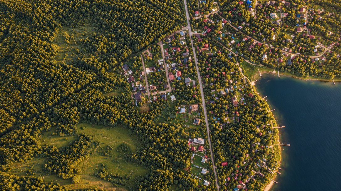 Вид сверху — визуализация
